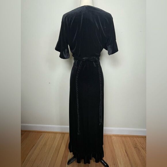 Misa Los Angeles Selina Velvet Wrap Dress - Picture 4 of 6